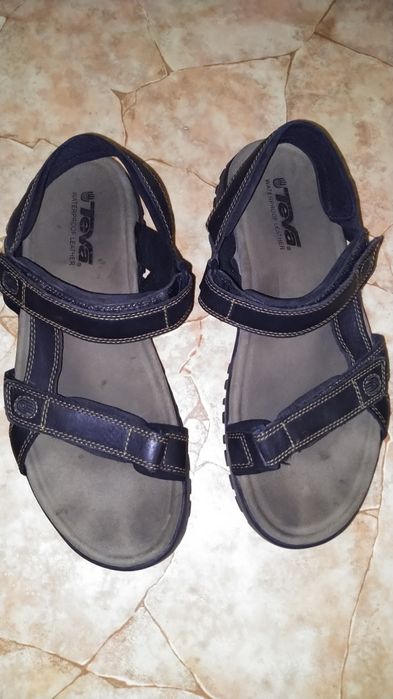 Тактические шлёпанцы Teva. P.49. Кожа!