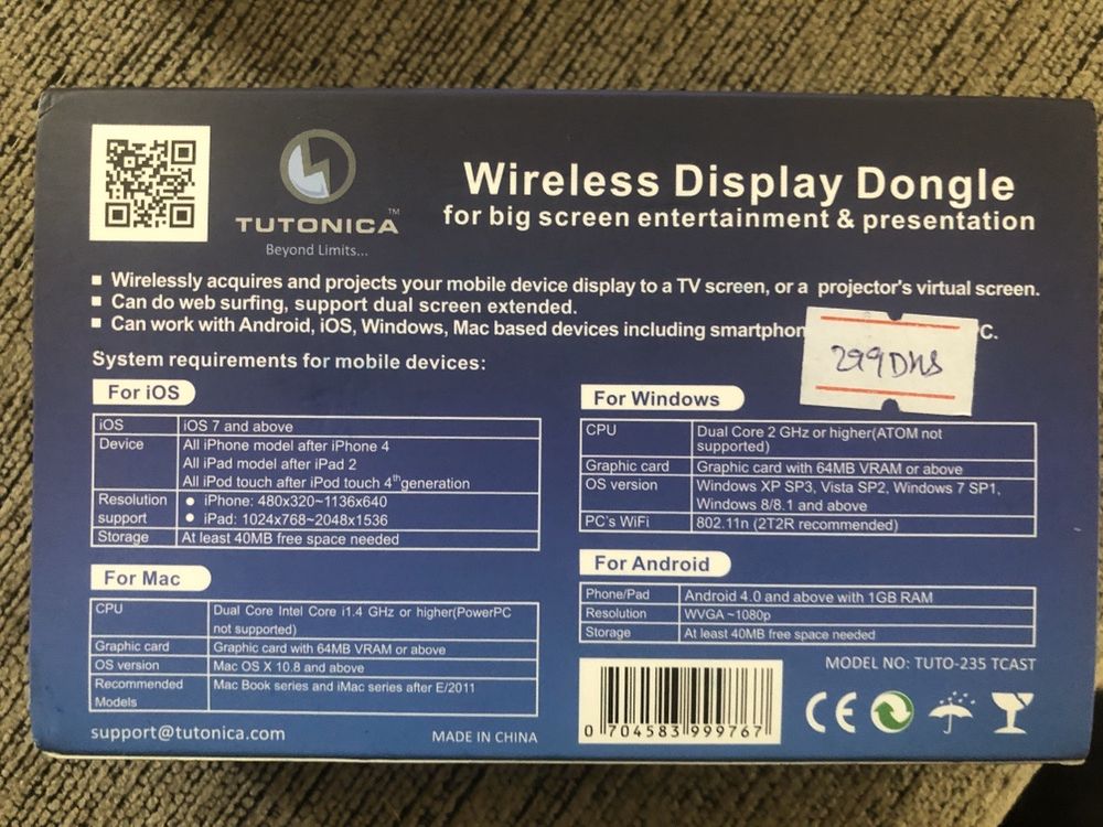 Wireless display dongle!