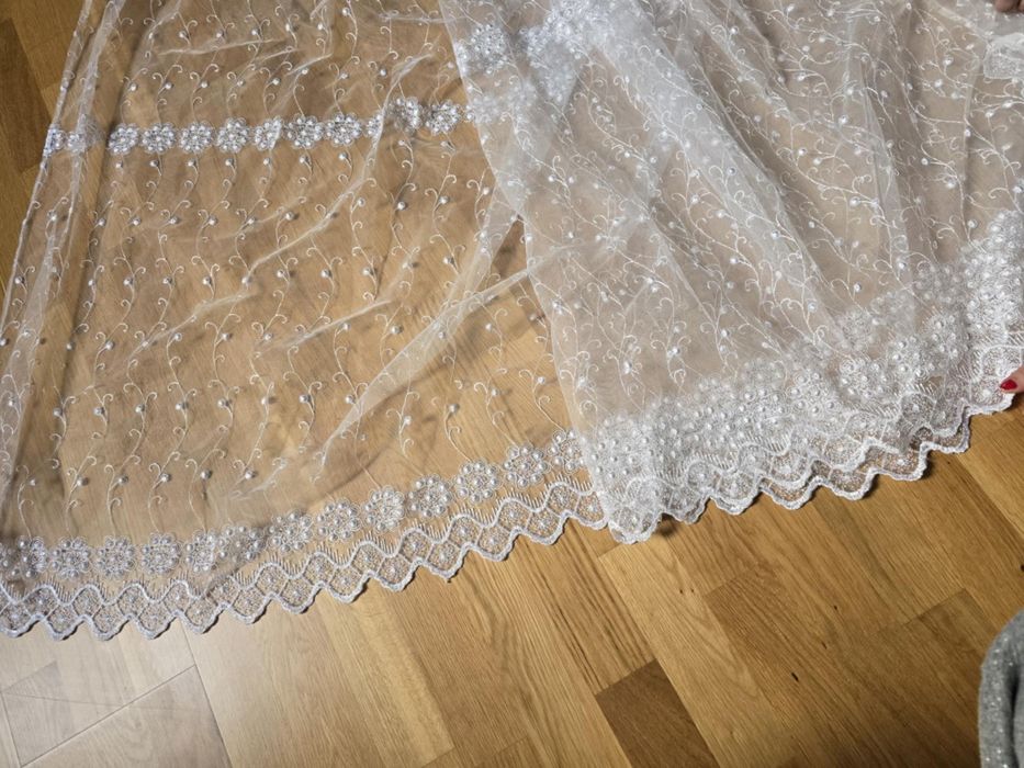 Firana śnieżnobiała