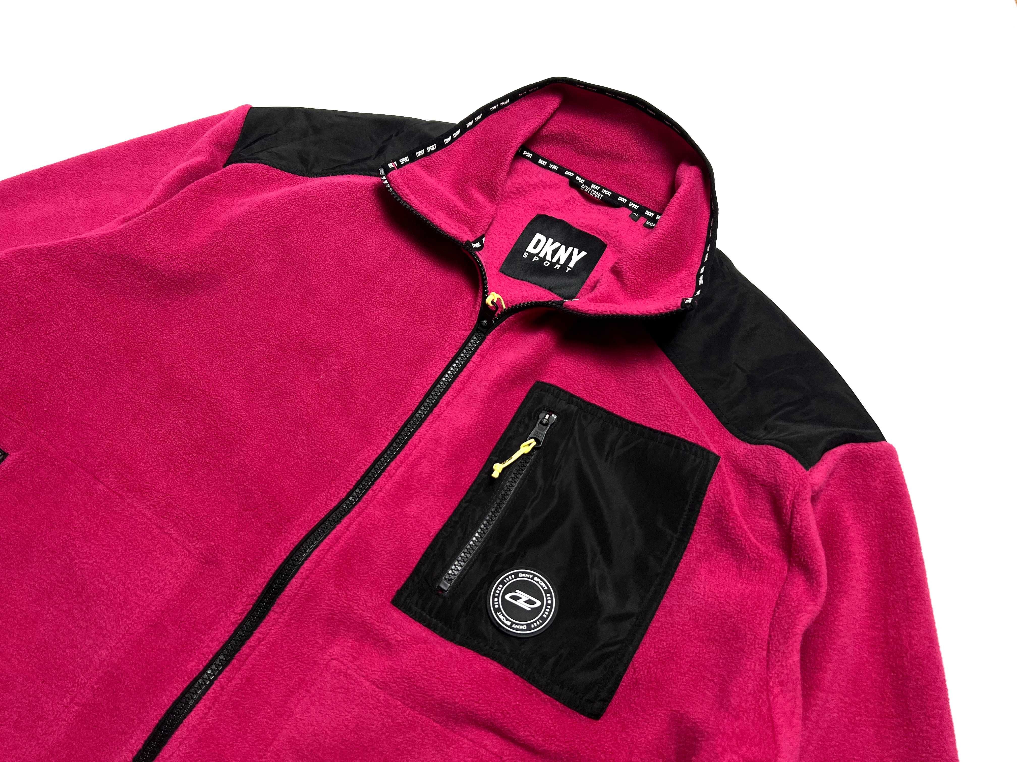 Куртка флисовая DKNY - XL - кофта жилетка