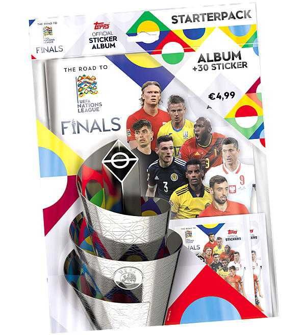 Cromos da Coleção Topps Road to UEFA Nations League Finals 2022/2023