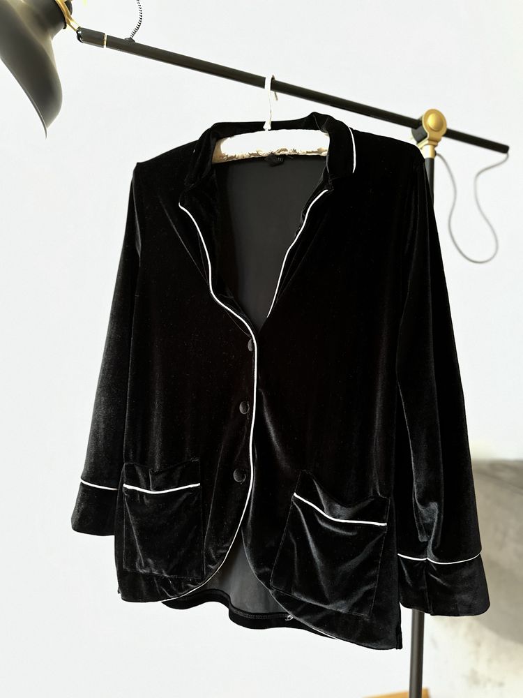 Conjunto camisa e calças em veludo Intimissimip