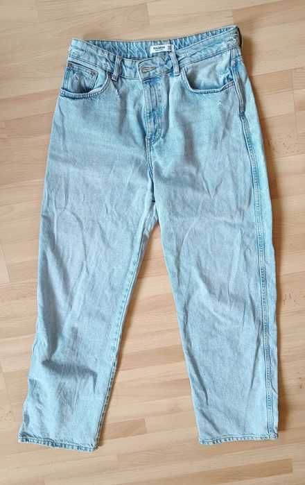 Spodnie dżins Pull&bear z dziurami damskie