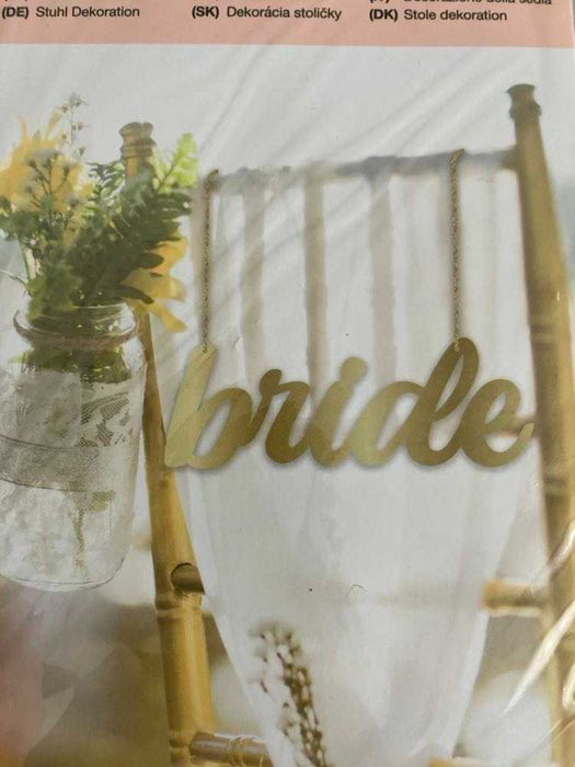 Dekoracja bride and groom
