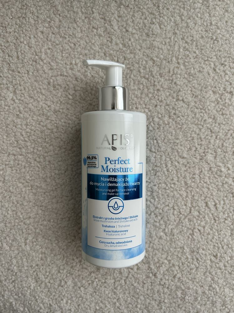 Apis Perfect Moisture Nawilżający Żel do Mycia i Demakijażu Twarzy 300