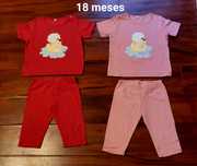 Conjunto gémeas tam. 12 meses