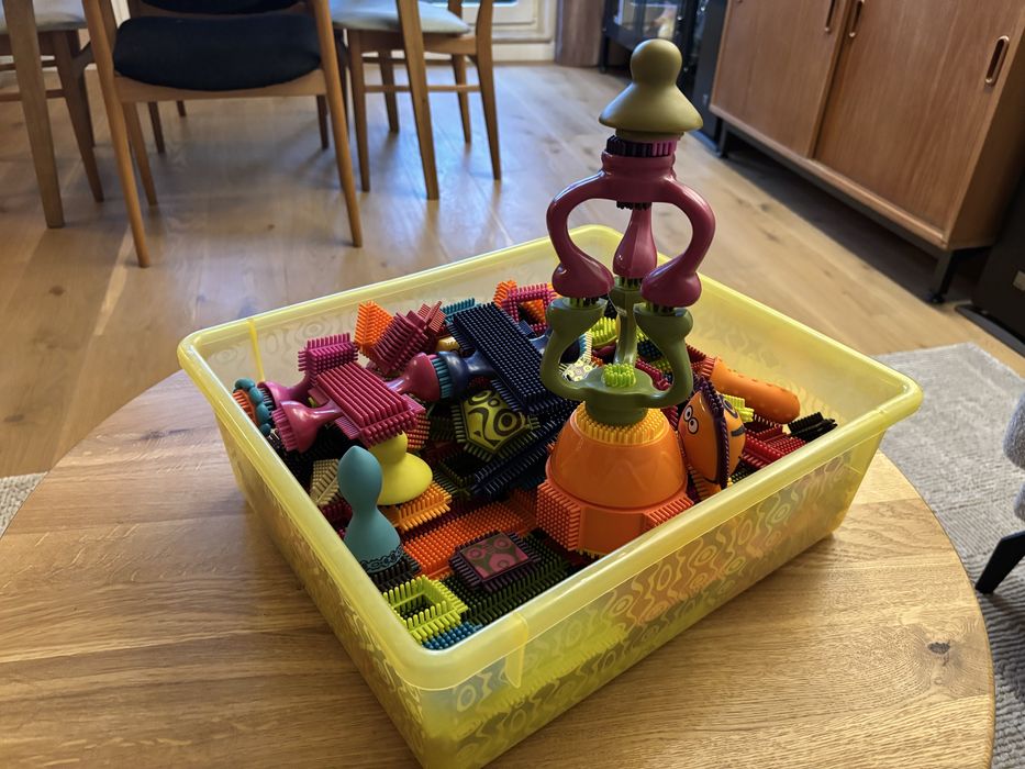 Klocki jeżyki b.Toys duży zestaw