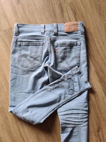 Rurki jeansowe Levi's, jasny jeans, 27/32; S/M (100cm długość)