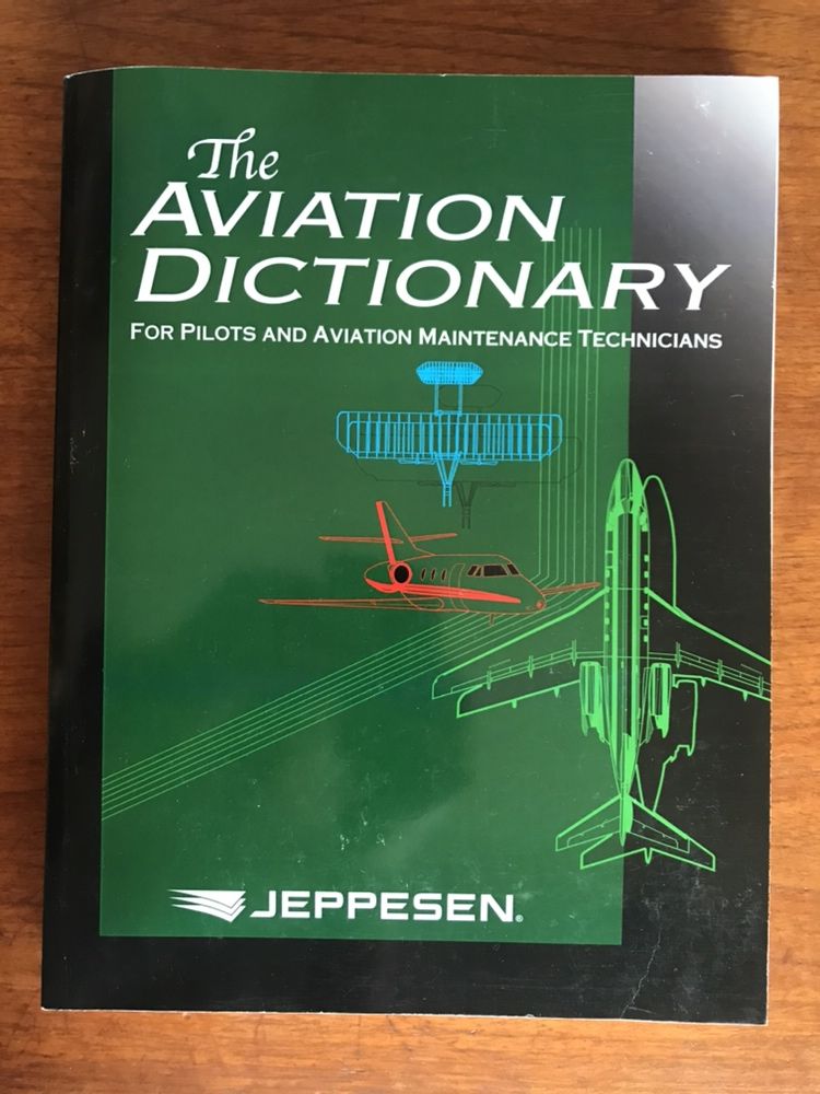 Livro NOVO JEPPSEN para futuros pilotos - The aviation dictionary