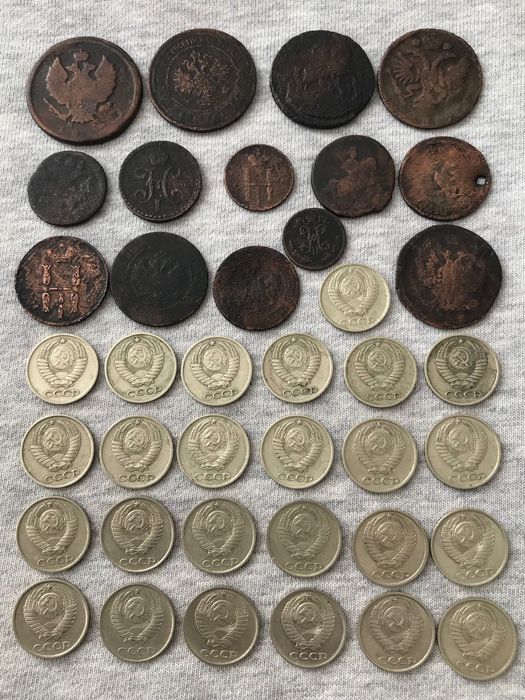 Наборы Монет Советы, монеты Мира,Царские.100% Оригинал.