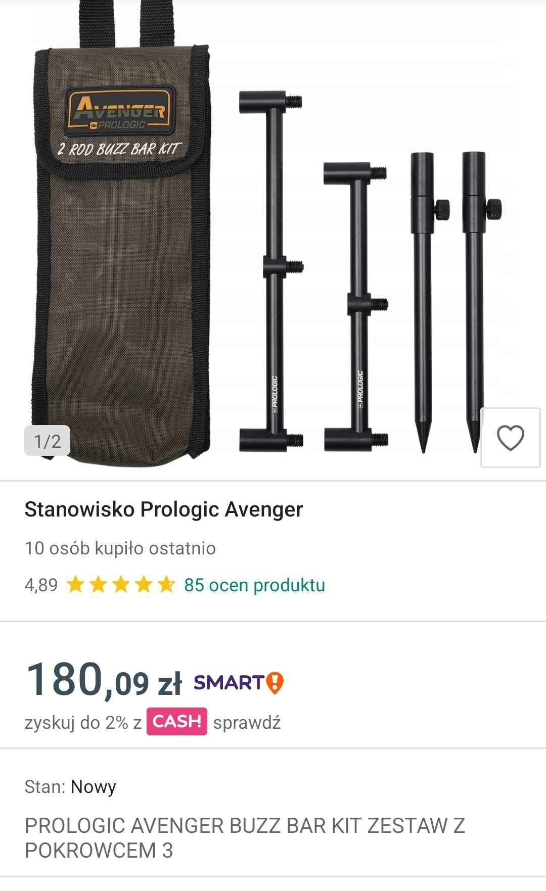 Stanowisko karpiowe Prologic Avenger 2 Rod Buzz Bar