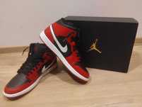 Nike Air Jordan 1 Mid black-white/gym-red