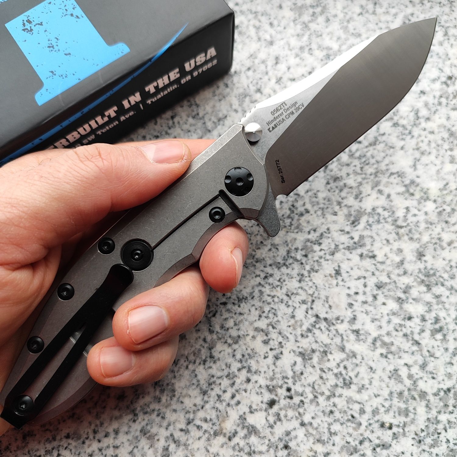 Нож Zero Tolerance 0562Ti Hinderer Slicer