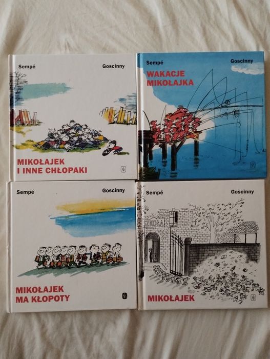Zestaw 4 książek z serii Mikołajek
