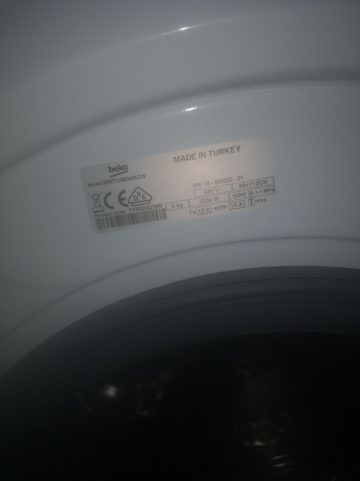 Pralka beko ,wpada w wibracje