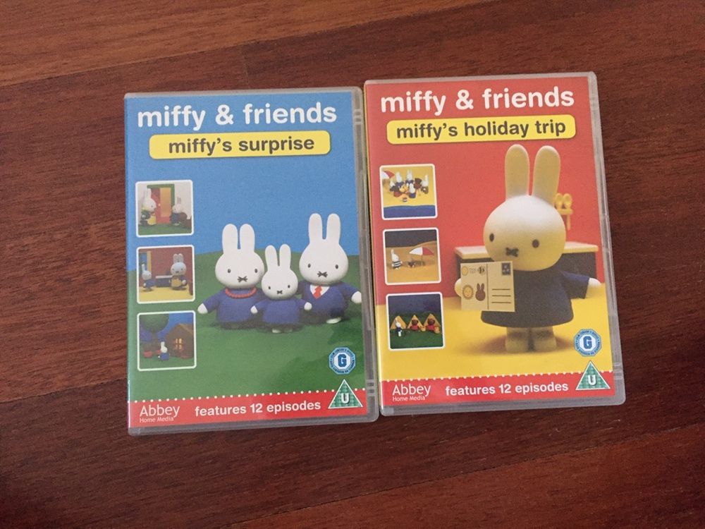 Miffy and friends po angielsku, 2 płyty DVD z bajkami dla dzieci