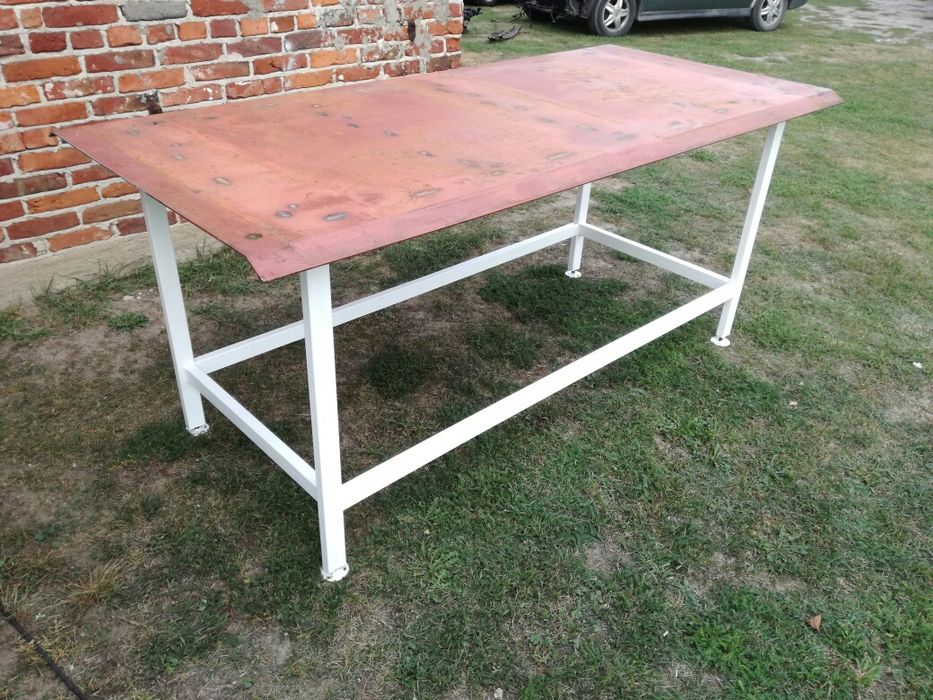 Stół warsztatowy duzy solidny falbanek stół pod imadło