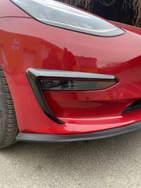 Диффузор/ накладки на передний бампер Tesla Model 3/Y, новые!