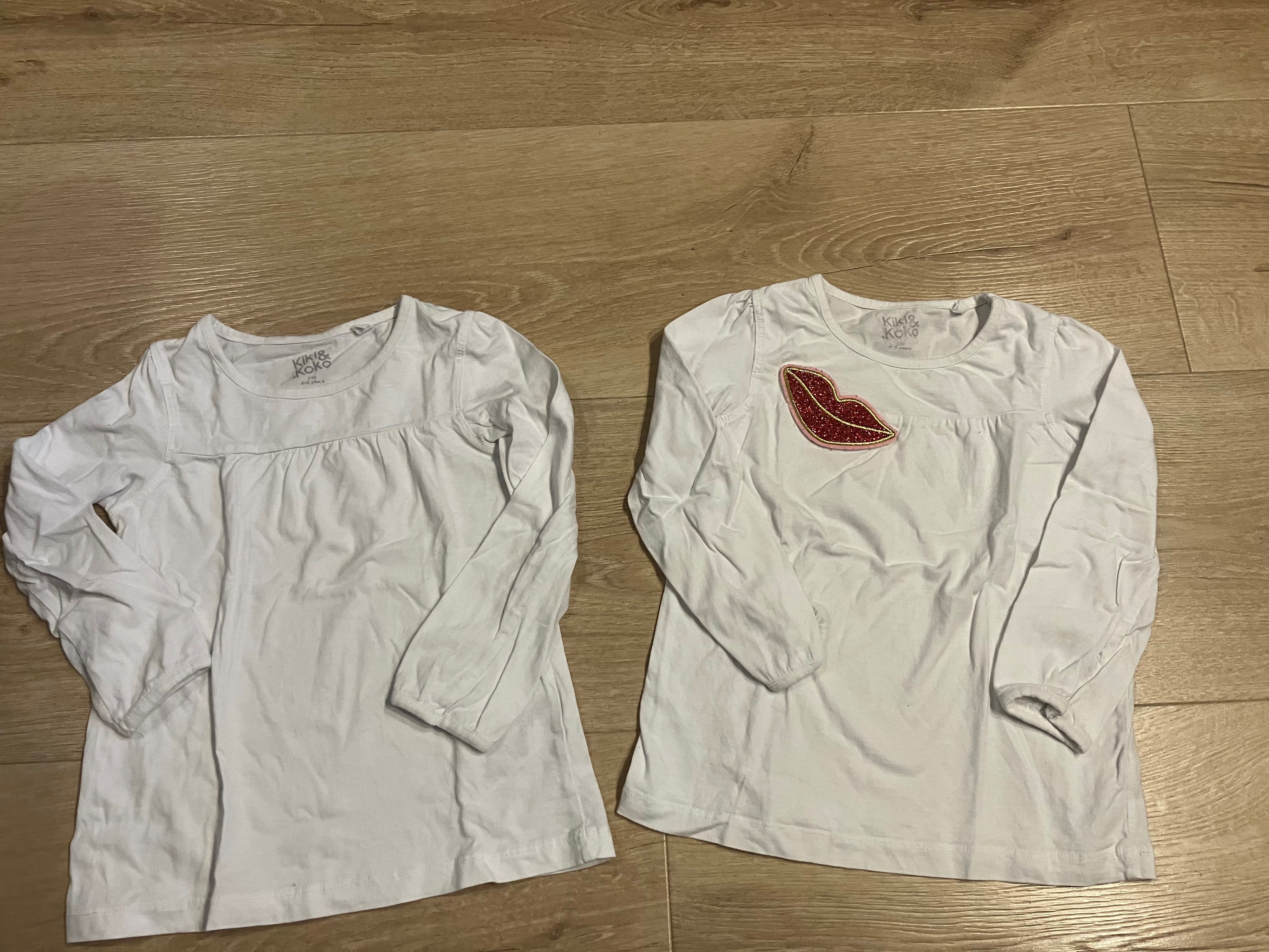 PAKA Koszulki z długim rękawem 8 sztuk rozmiar 110-116