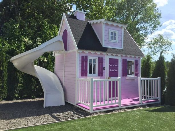 Domek ogrodowy dla dzieci Królowa, drewniany plac zabaw od Dżepetto!