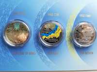 Набір монет "Державні символи України"