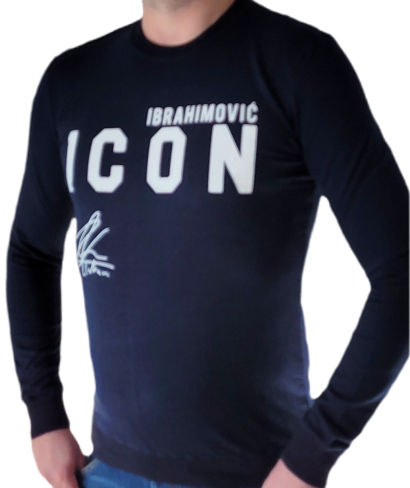 Bluza męska DSQUARED2 ICON Ibrahimovic granatowa