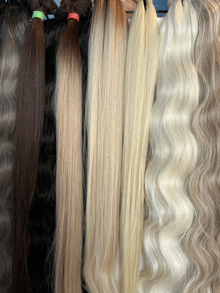 Bioproteinowe włosy. Dla zalożenia metodą kerotynową lubHollywood Hair