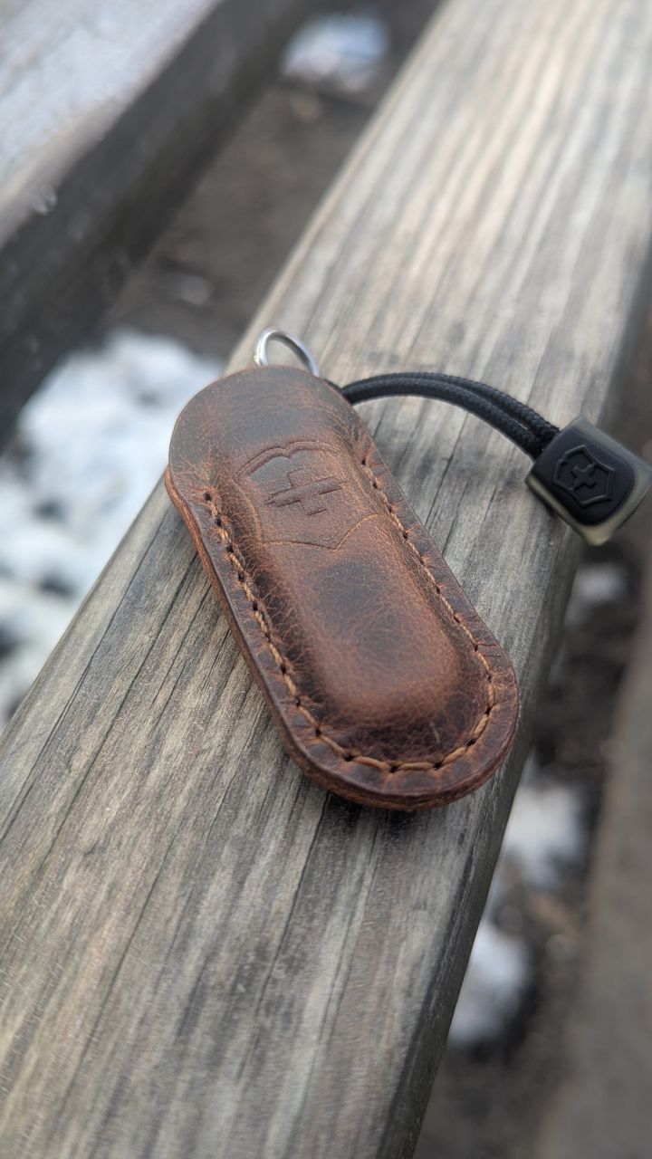 Чехол из натуральной кожи для victorinox 91 huntsman Spartan webger