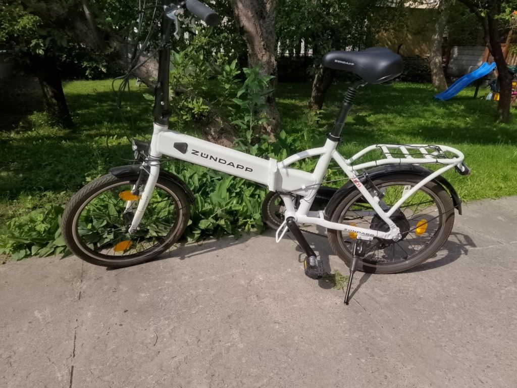 Rower elektryczny miejski składak zundap Z101