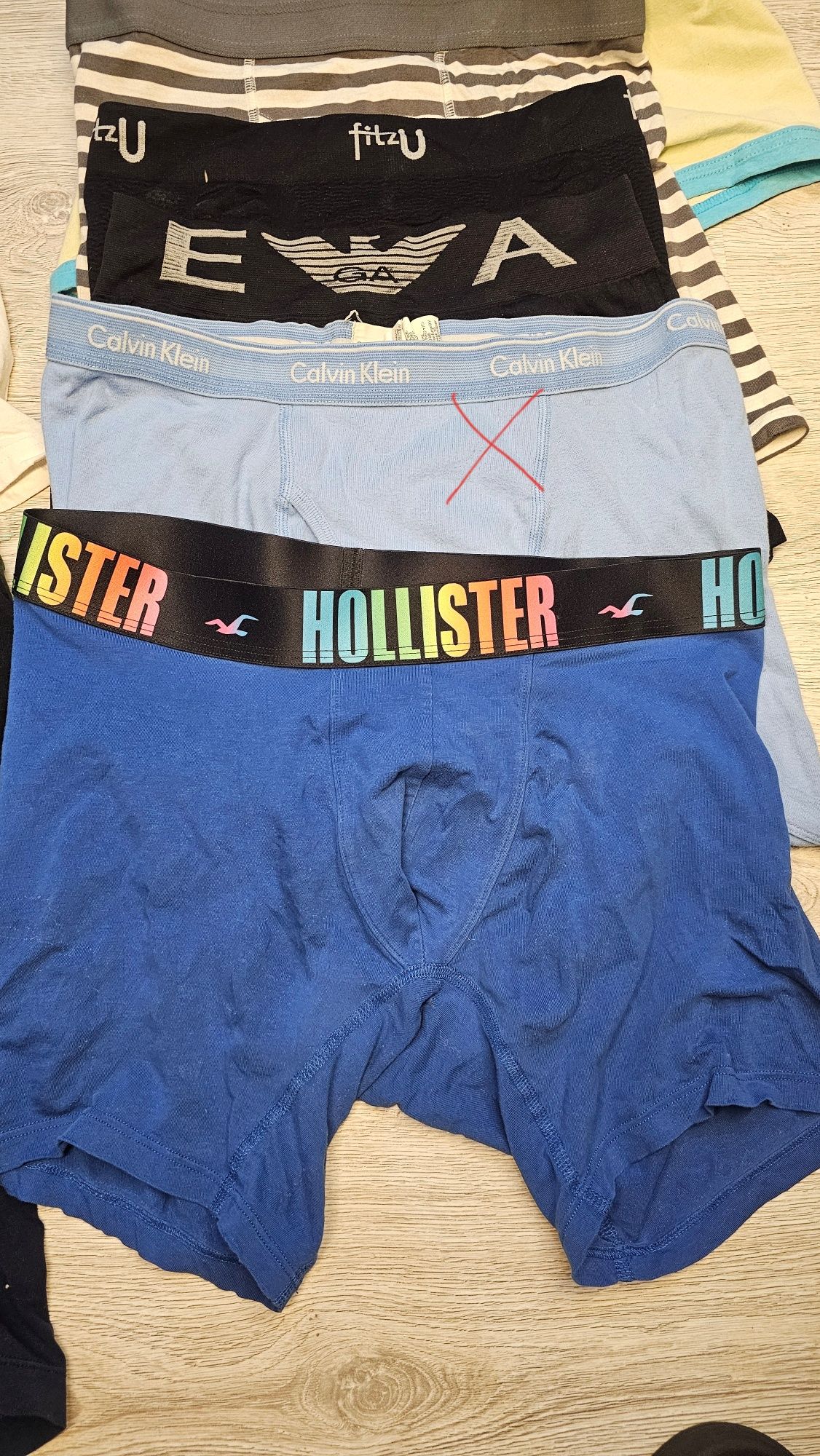 Zestaw bokserek męskich M. HOLLISTER, Ralph Lauren POLO