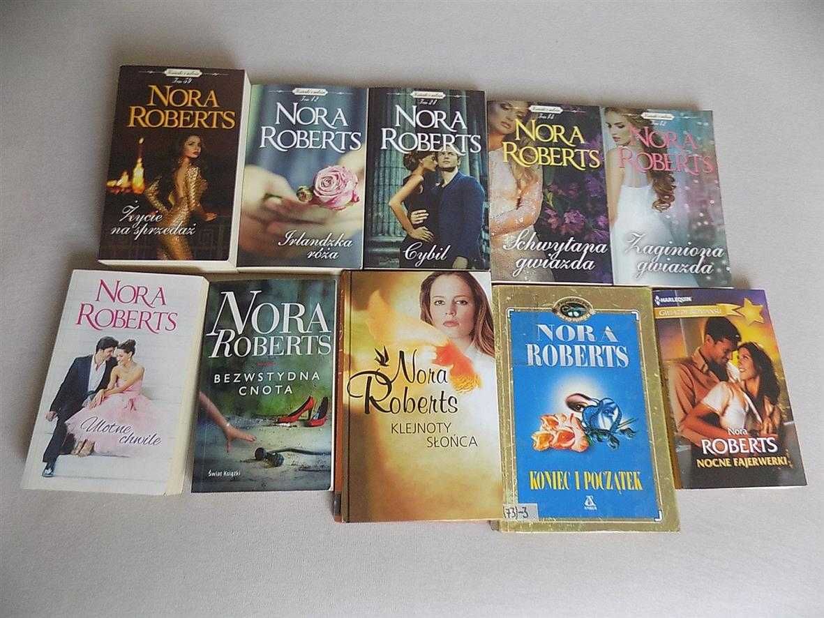 Do kolekcji Książki Penny Jordan, Nora Roberts w/g spisu