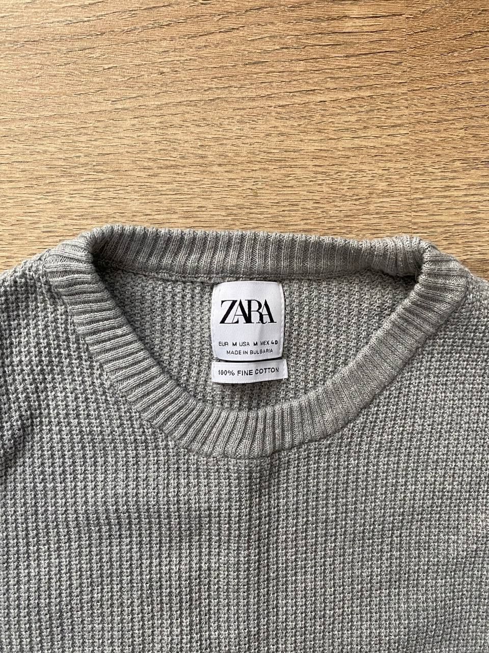 Світер zara сірий