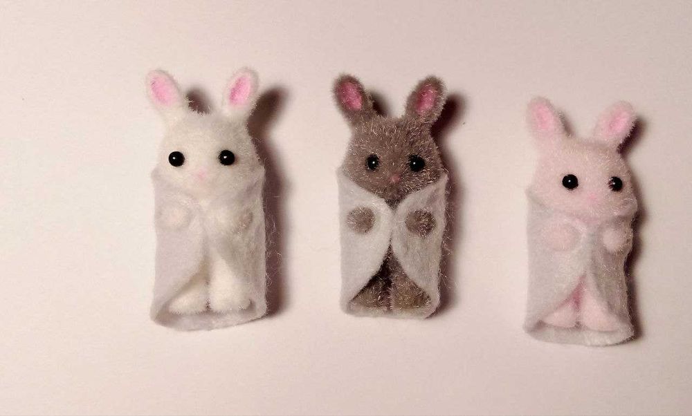 Тройняшки сильвашки аналог  Sylvanian Families флокс кошеня котики зай