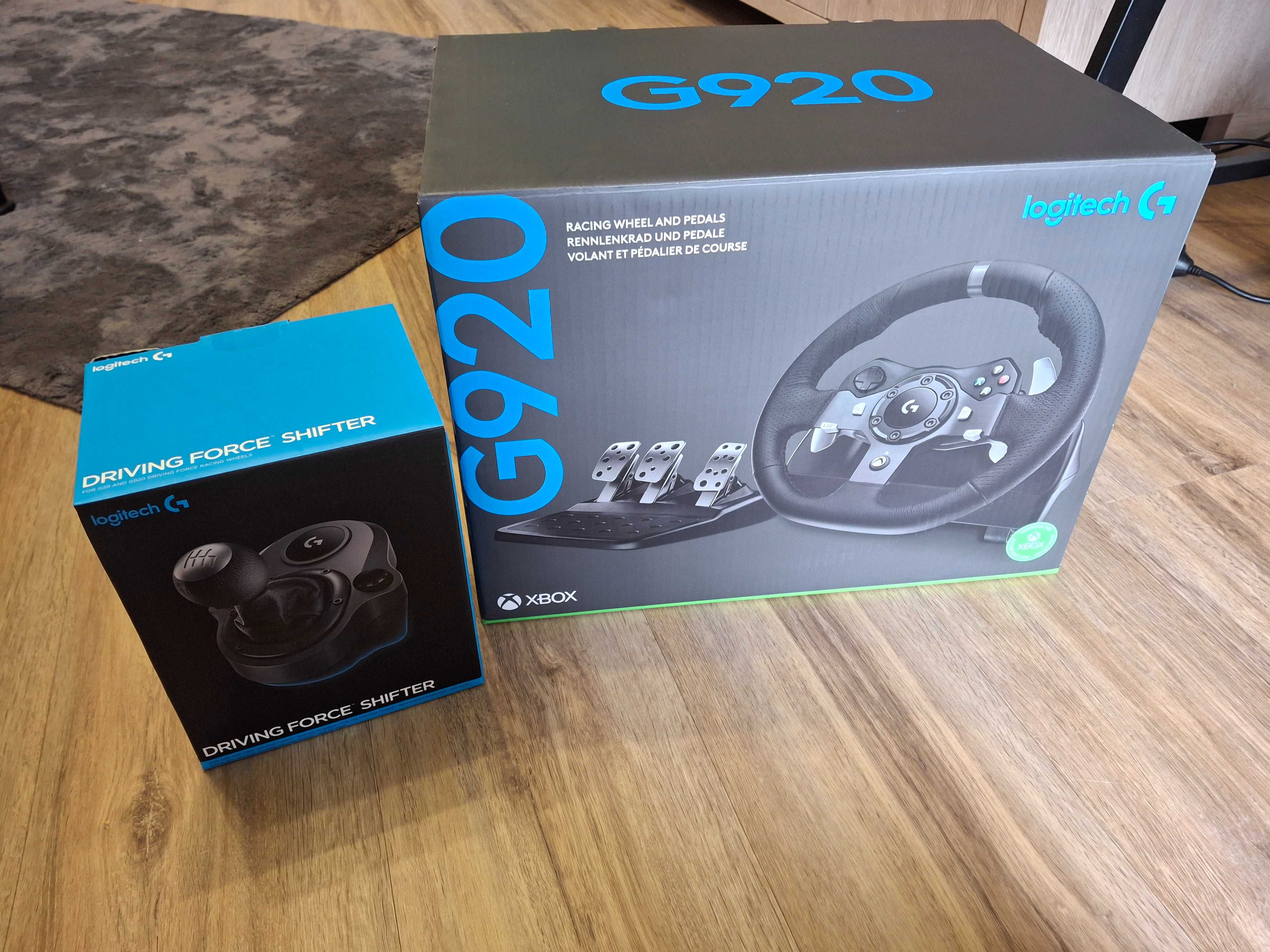 Kierownica LOGITECH G920 +  LOGITECH Logitech Driving Force Shifter