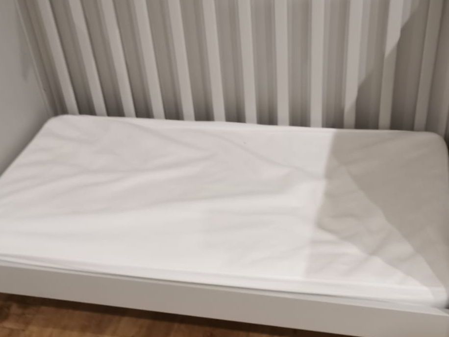 Łóżeczko SUNDVIK dziecięce z materacem IKEA