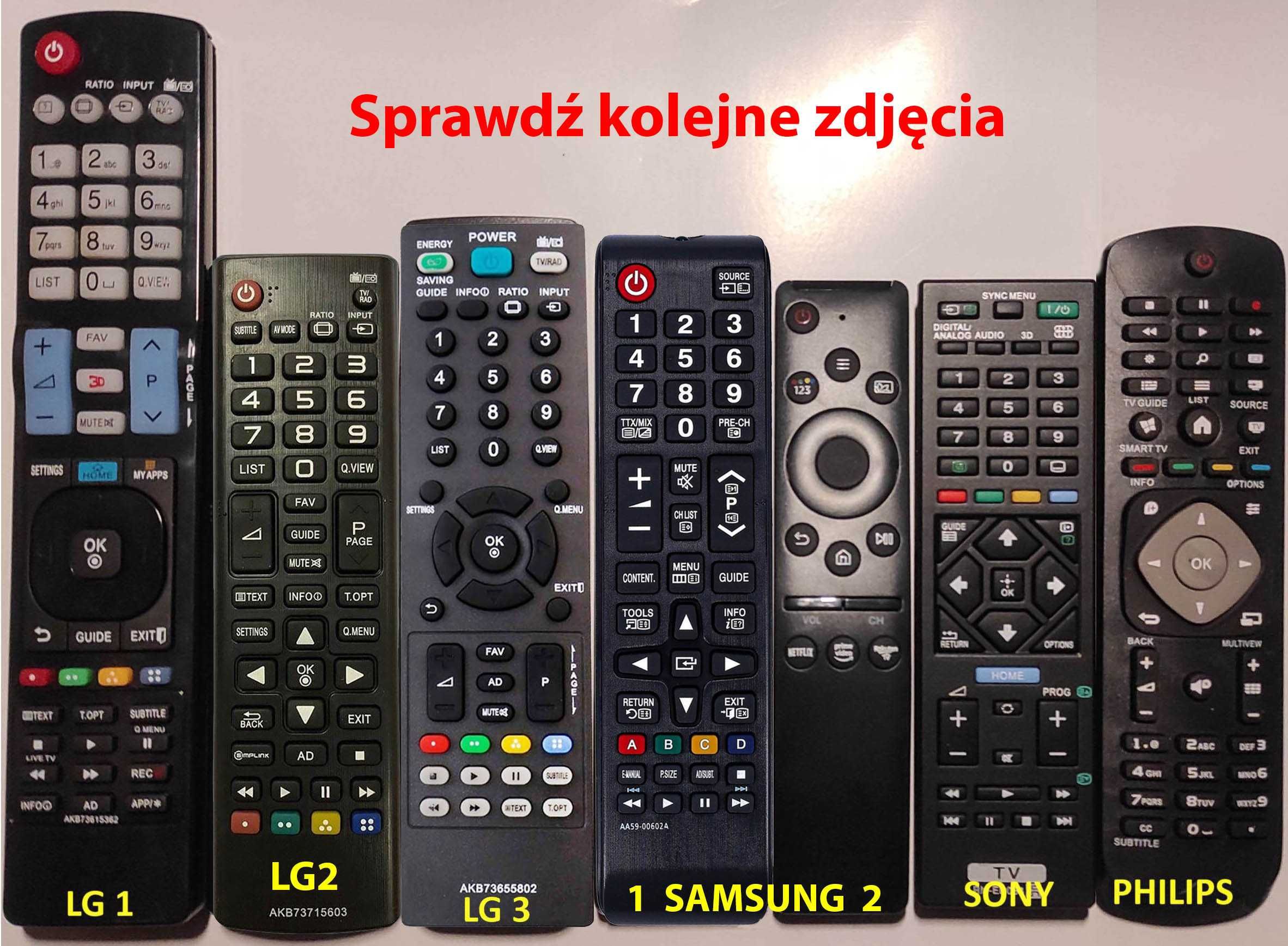 Pilot do telewizora LCD/LED/HD/UHD 4K/SMART zamiennik