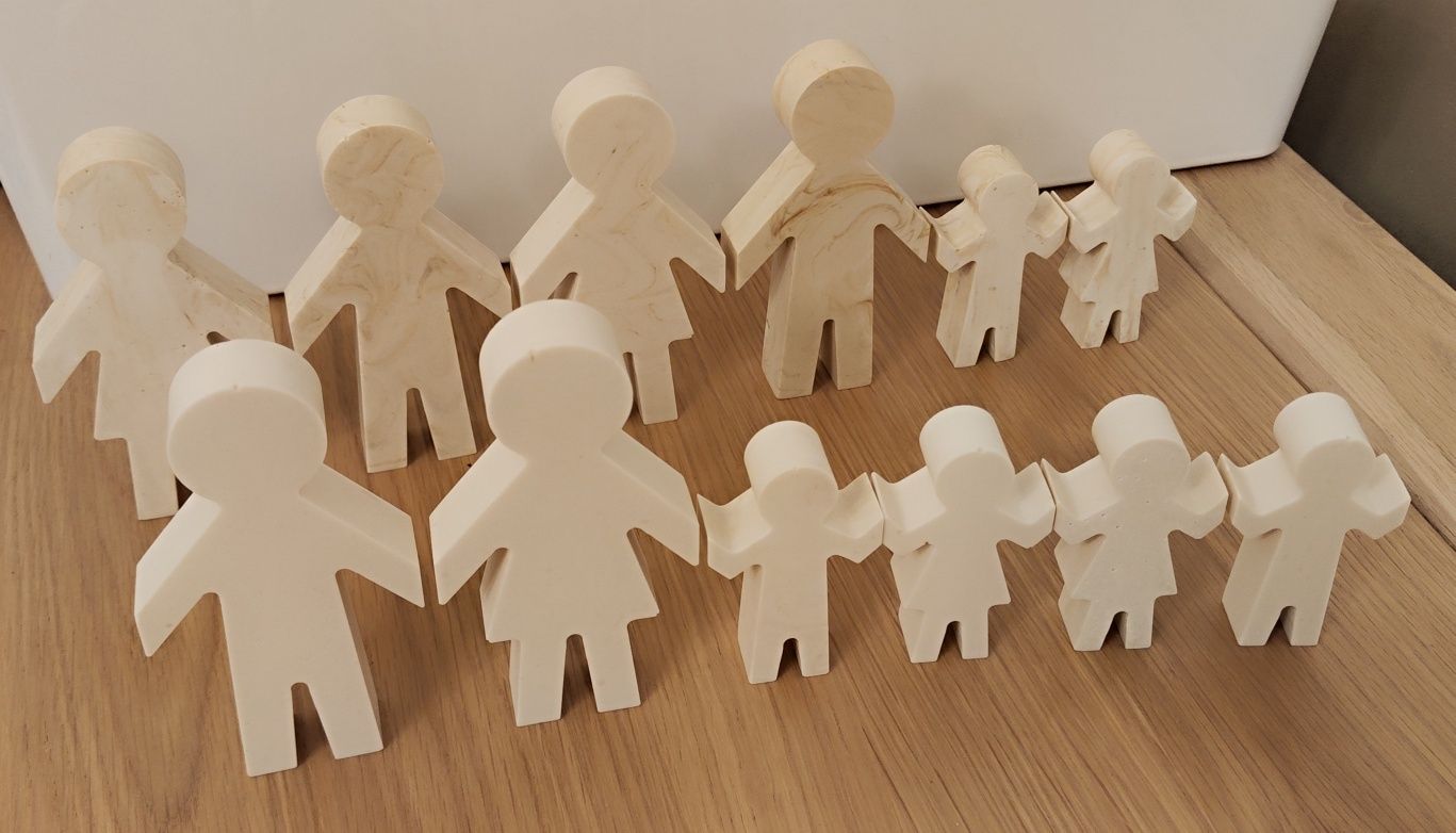 Figuras em Jesmonite