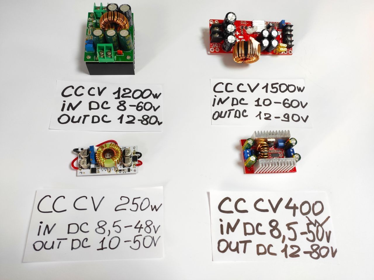 DC-DC повышающие и понижающие преобразователи до 1500W (CC CV)