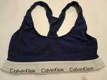 CK granatowy stanik sportowy Calvin Klein S 36