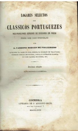 2023 Logares selectores dos classicos portugueses / de Borges de Fig
