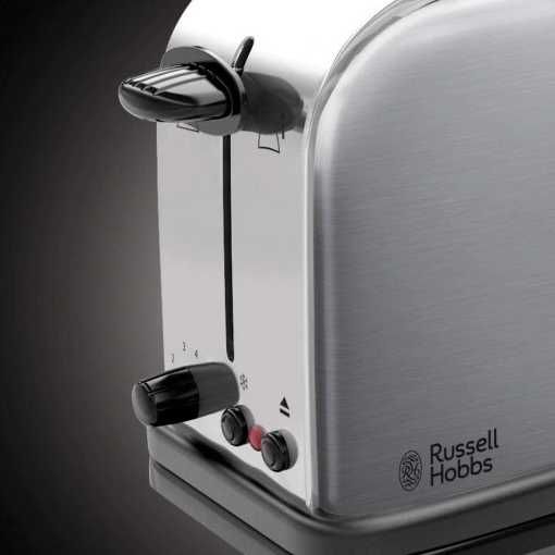 Toster Russell Hobbs srebrny/szary 1200 W