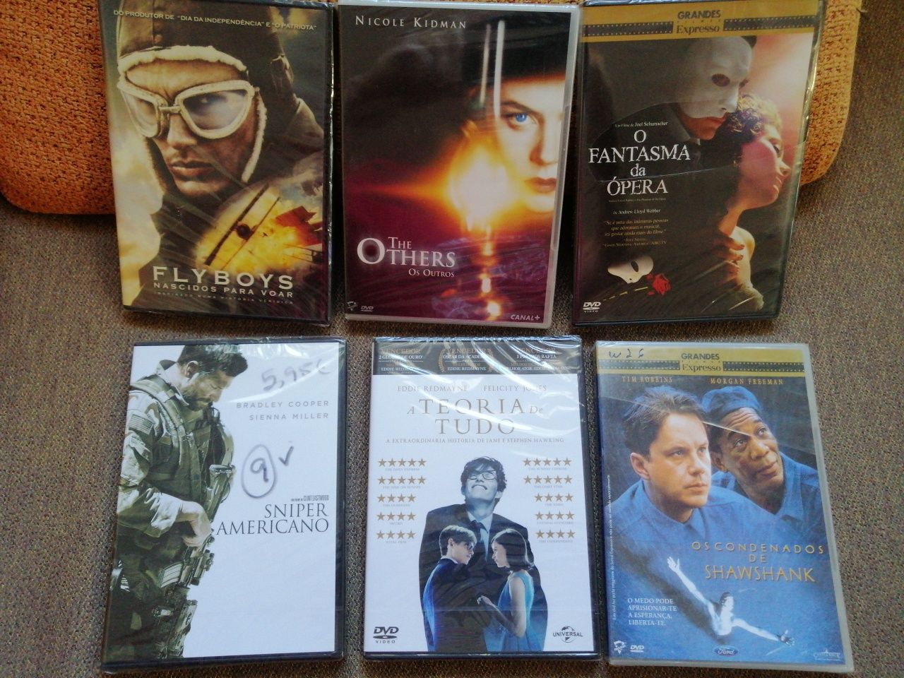 Dvd's filmes selados