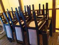 Conjunto mesa c/ 6 cadeiras em madeira