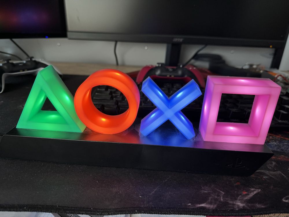 Lampa LED neon Playstation logo