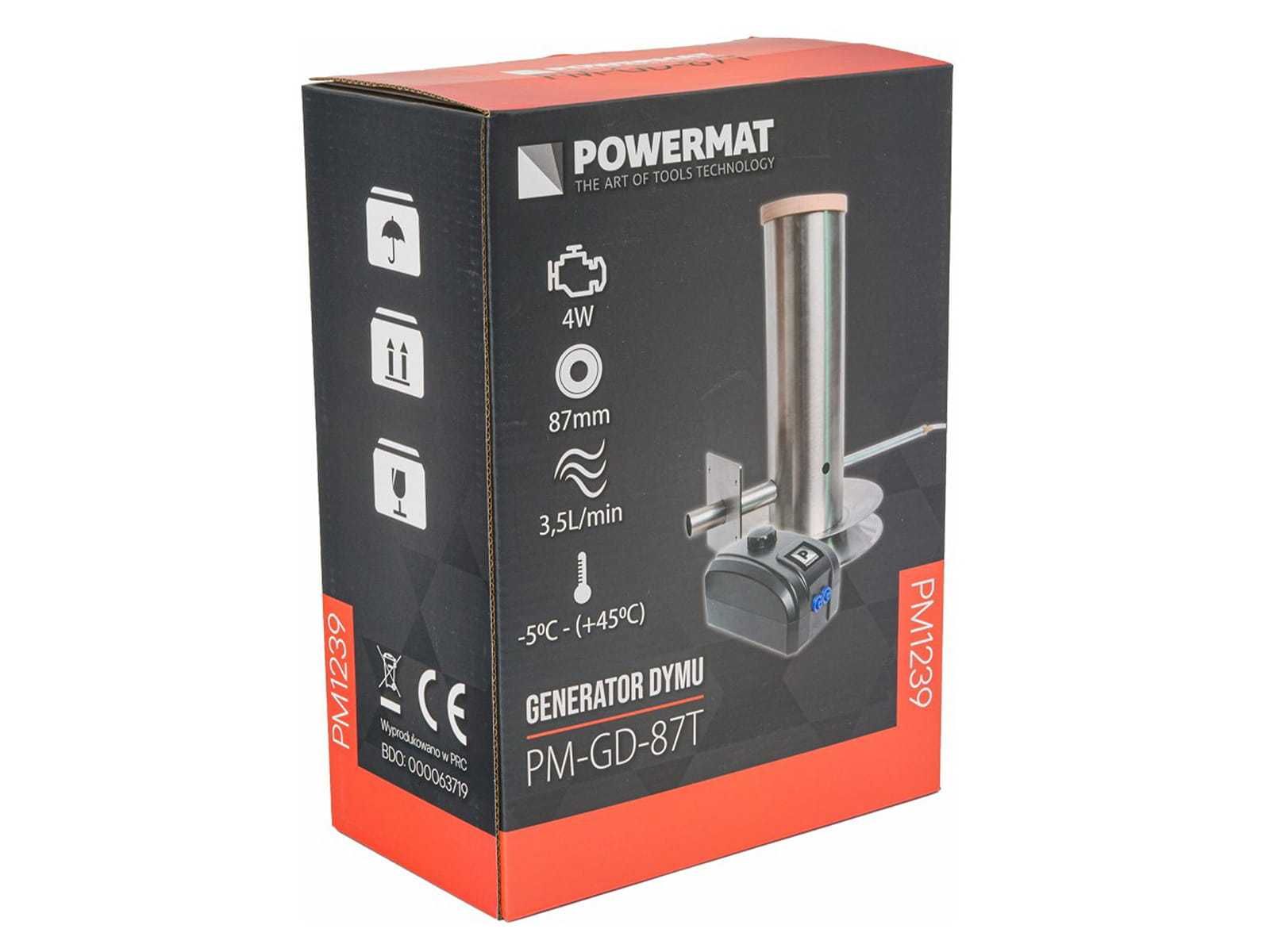 POWERMAT Generator Dymu Do Wędzarni Zadymiarka Wytwornica PM1239