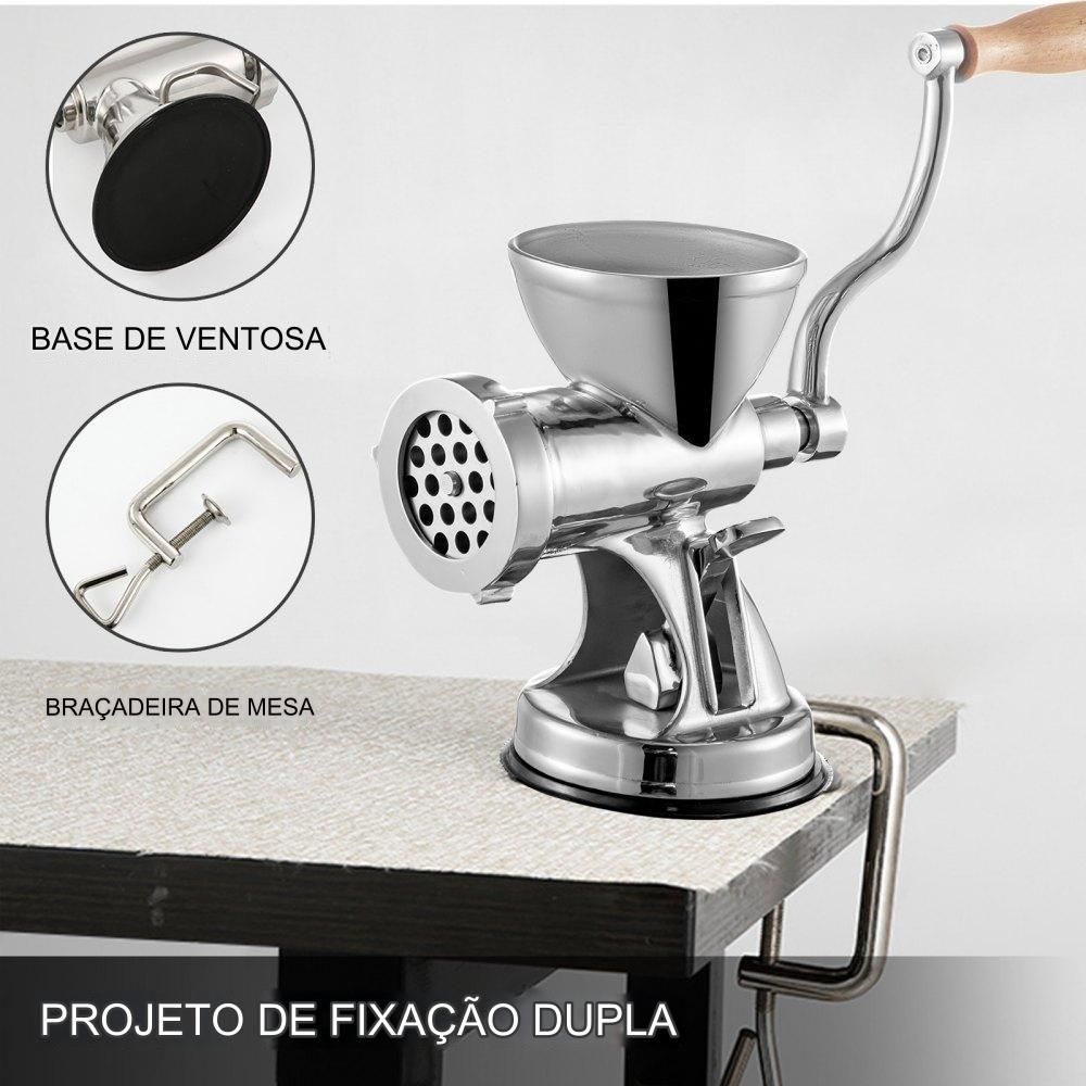 Moedor de Carne Manual  Inox