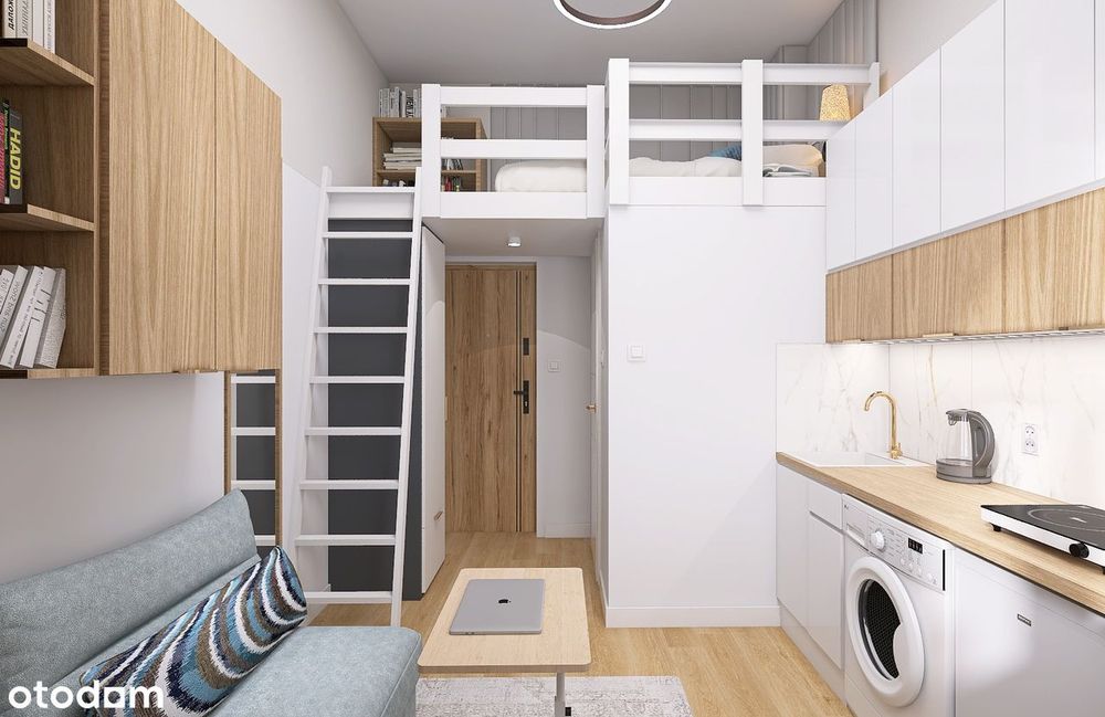 10,3 m² | Kawalerka z antresolą | Po generalnym remoncie | Konstancin