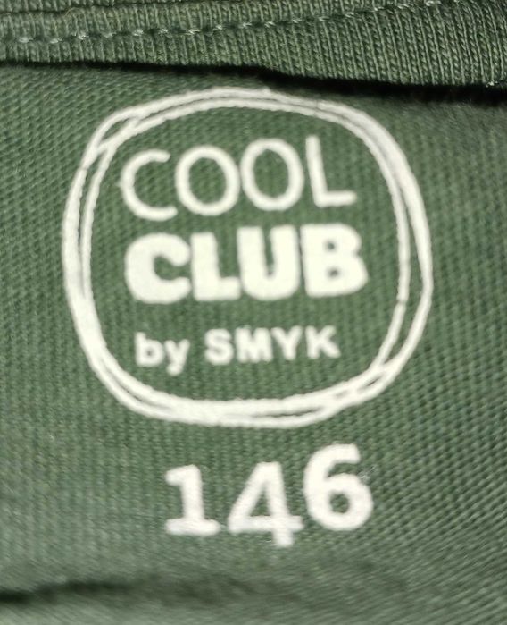 Bluzka chłopięca Cool Club Smyk oliwkowa rozmiar 146