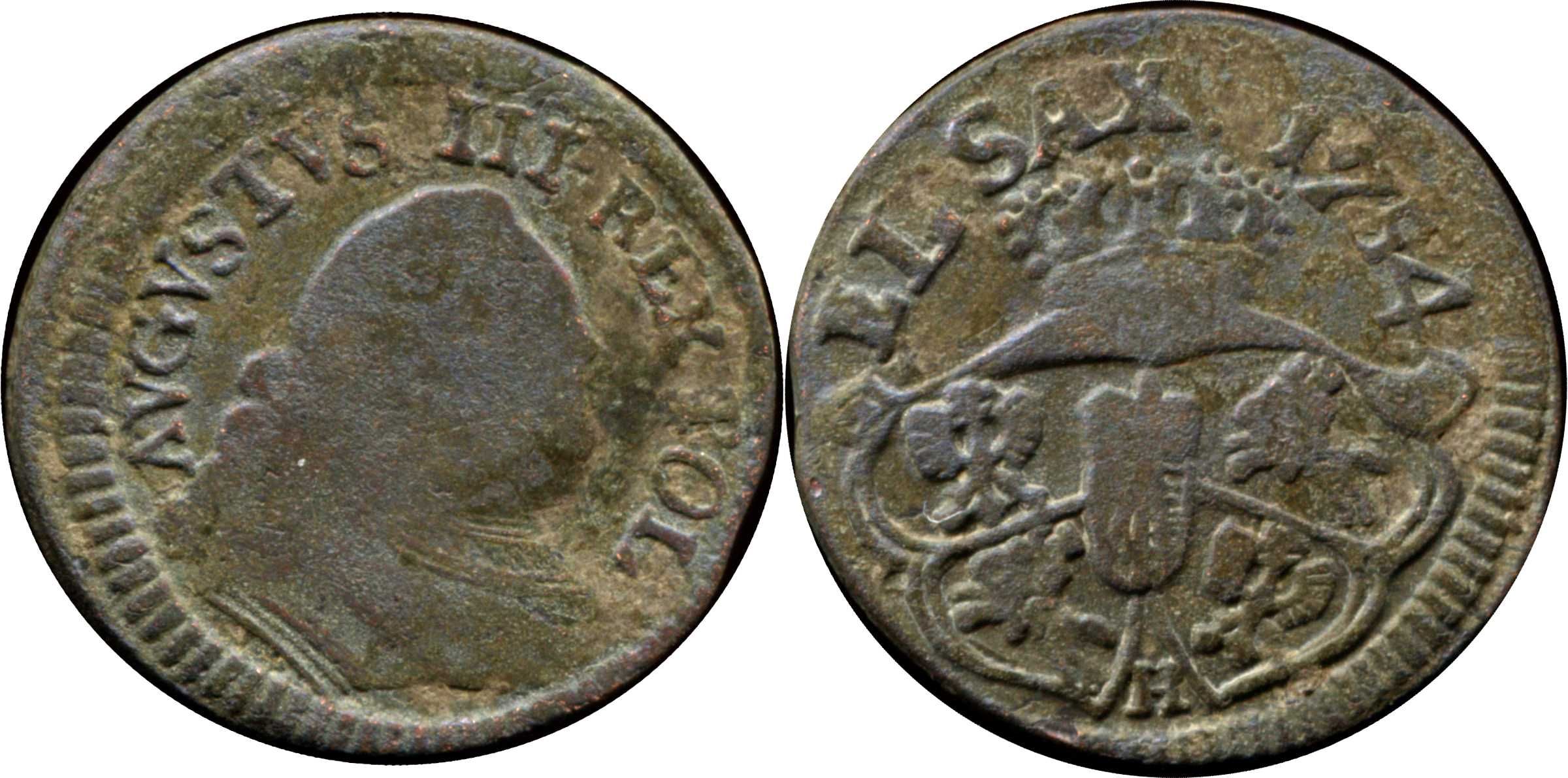 August III Sas - grosz 1754