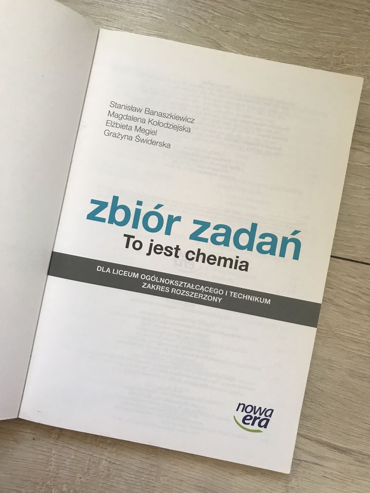 Zbiór zadań z chemii Nowa Era